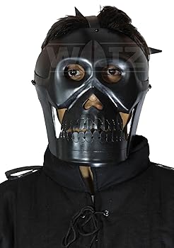 NECKFACE Satans Bride !!! ネックフェイス Black 'Brocade' Face Mask by Devil Fashion • The Dark Store™